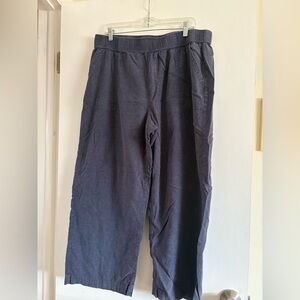 Toad&Co Women's Linen Pants in Navy